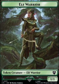 Elf Warrior - The Lord of the Rings Commander Decks