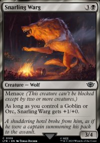 Snarling Warg 1 - The Lord of the Rings: Tales of Middle-earth