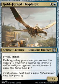 Gold-Forged Thopteryx 1 - March of the Machine: The Aftermath