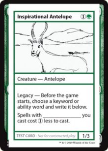Inspirational Antelope - Mystery Booster 2021