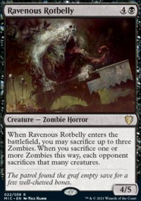 Ravenous Rotbelly 1 - Innistrad Midnight Hunt Commander Decks