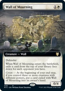 Wall of Mourning 2 - Innistrad Midnight Hunt Commander Decks