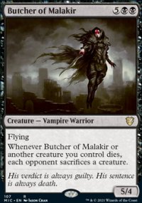 Butcher of Malakir - Innistrad Midnight Hunt Commander Decks