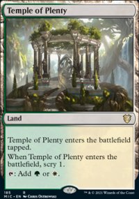 Temple of Plenty - Innistrad Midnight Hunt Commander Decks