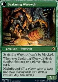 Seafaring Werewolf 1 - Innistrad: Midnight Hunt
