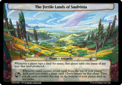 The Fertile Lands of Saulvinia - March of the Machine Commander Decks
