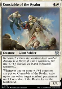 Constable of the Realm - March of the Machine Commander Decks