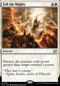 Fell the Mighty - March of the Machine Commander Decks