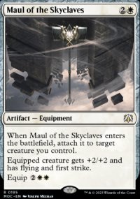Maul of the Skyclaves - March of the Machine Commander Decks