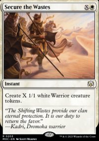 Secure the Wastes - March of the Machine Commander Decks