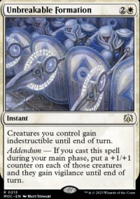 Unbreakable Formation - March of the Machine Commander Decks