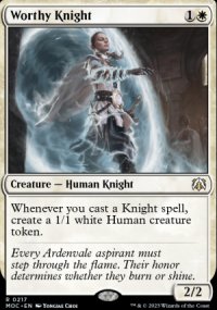 Worthy Knight - March of the Machine Commander Decks