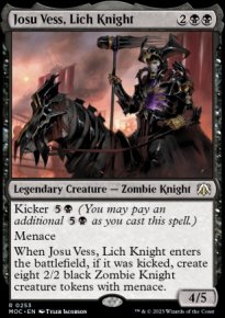 Josu Vess, Lich Knight - March of the Machine Commander Decks