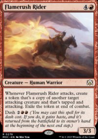 Flamerush Rider - March of the Machine Commander Decks