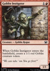 Goblin Instigator - March of the Machine Commander Decks