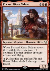 Pia and Kiran Nalaar - March of the Machine Commander Decks