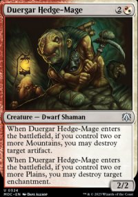 Duergar Hedge-Mage - March of the Machine Commander Decks