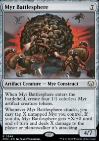 Myr Battlesphere - March of the Machine Commander Decks