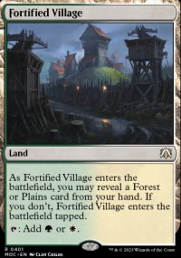 Fortified Village - March of the Machine Commander Decks