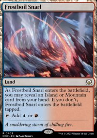 Frostboil Snarl - March of the Machine Commander Decks