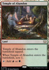 Temple of Abandon - March of the Machine Commander Decks