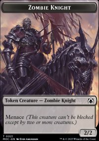 Zombie Knight - March of the Machine Commander Decks