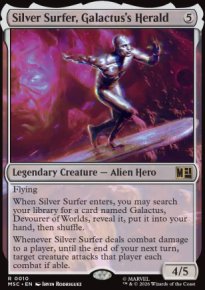 Silver Surfer, Galactus's Herald - Marvel Super Heroes Commander Decks