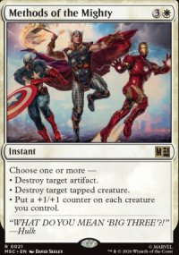 Methods of the Mighty - Marvel Super Heroes Commander Decks