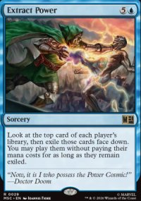 Extract Power - Marvel Super Heroes Commander Decks