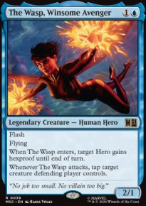 The Wasp, Winsome Avenger - Marvel Super Heroes Commander Decks