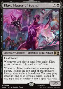 Klaw, Master of Sound - Marvel Super Heroes Commander Decks