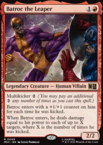 Batroc the Leaper - Marvel Super Heroes Commander Decks