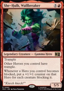 She-Hulk, Wallbreaker - Marvel Super Heroes Commander Decks