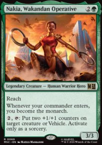 Nakia, Wakandan Operative - Marvel Super Heroes Commander Decks