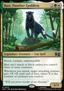Bast, Panther Goddess - Marvel Super Heroes Commander Decks