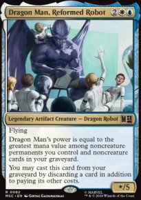 Dragon Man, Reformed Robot - Marvel Super Heroes Commander Decks