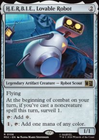 H.E.R.B.I.E., Lovable Robot - Marvel Super Heroes Commander Decks