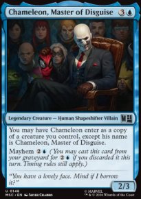 Chameleon, Master of Disguise - Marvel Super Heroes Commander Decks