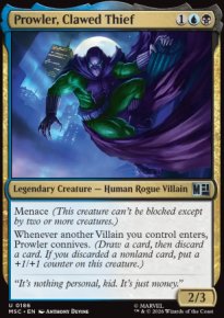 Prowler, Clawed Thief - Marvel Super Heroes Commander Decks