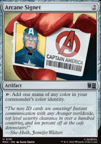 Arcane Signet 1 - Marvel Super Heroes Commander Decks