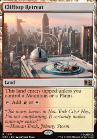 Clifftop Retreat - Marvel Super Heroes Commander Decks