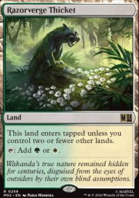 Razorverge Thicket - Marvel Super Heroes Commander Decks