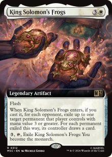 King Solomon's Frogs 2 - Marvel Super Heroes Commander Decks