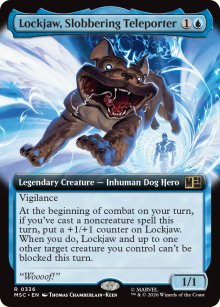 Lockjaw, Slobbering Teleporter 2 - Marvel Super Heroes Commander Decks