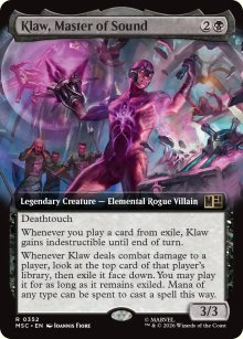 Klaw, Master of Sound 2 - Marvel Super Heroes Commander Decks