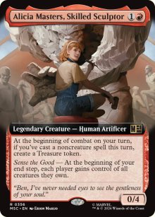 Alicia Masters, Skilled Sculptor 2 - Marvel Super Heroes Commander Decks