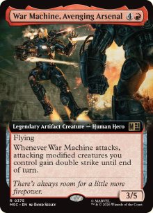 War Machine, Avenging Arsenal 2 - Marvel Super Heroes Commander Decks