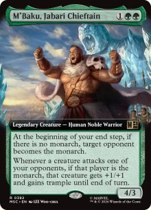 M'Baku, Jabari Chieftain 2 - Marvel Super Heroes Commander Decks