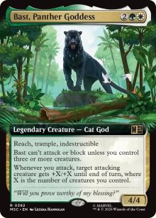 Bast, Panther Goddess 2 - Marvel Super Heroes Commander Decks