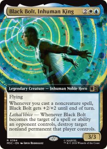 Black Bolt, Inhuman King 2 - Marvel Super Heroes Commander Decks